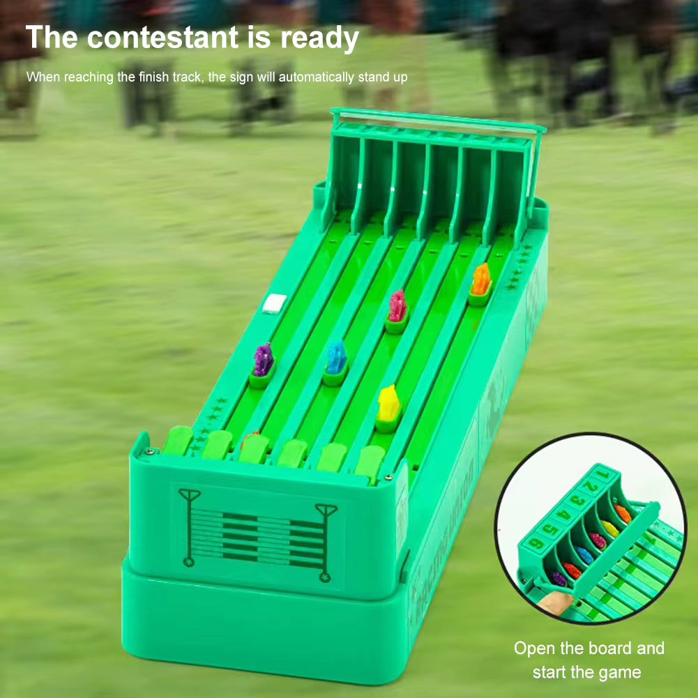 Classic Battery-Powered Horse Racing Board Game for Family and Friends Interaction