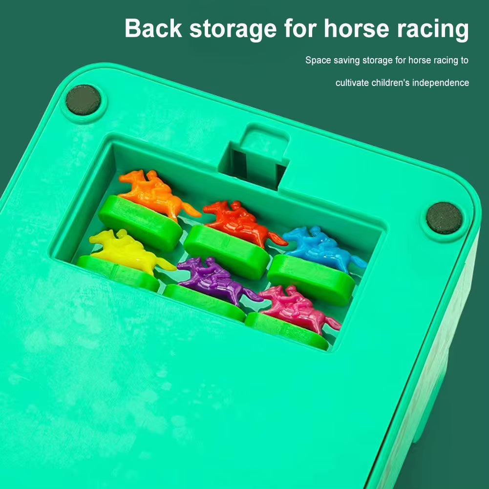 Classic Battery-Powered Horse Racing Board Game for Family and Friends Interaction