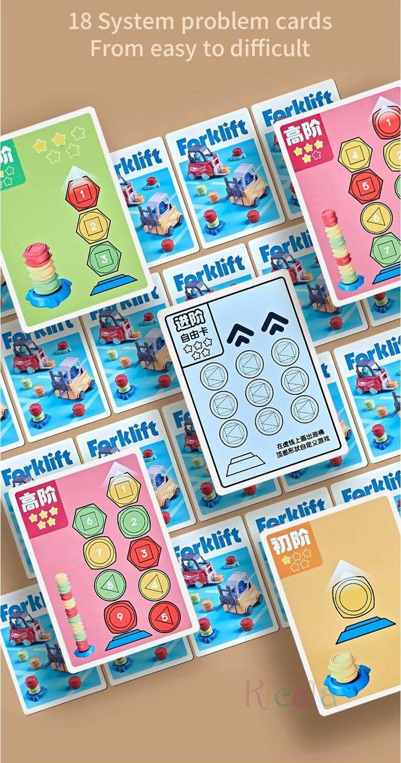 Interactive Educational Parent-Child Matching Game: Crazy Forklift Training for Kids