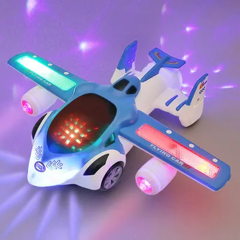 Electric Rotating Deformation Police Car Toy for Children - Ideal Christmas and Birthday Gift